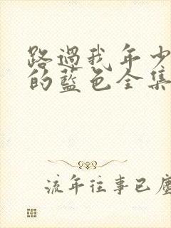 路过我年少时光的蓝色全集在哪看