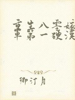 重生八零嫁给全军第一硬汉