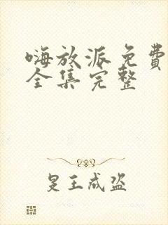 嗨放派免费观看全集完整封面