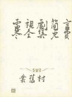 电视剧简言的夏冬全集免费观看封面