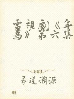 电视剧《年少有为》第六集免费观看封面