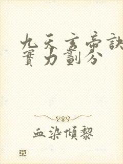 九天玄帝诀等级实力划分