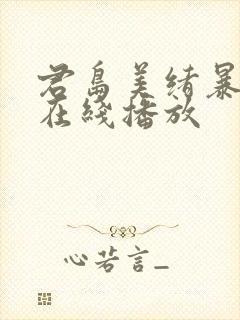 君岛美绪暴雨夜在线播放
