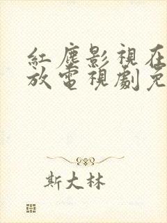 红尘影视在线播放电视剧免费观看