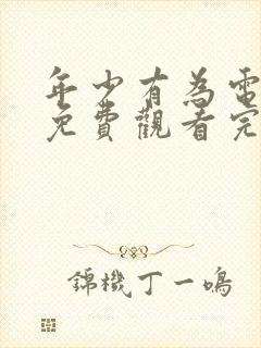 年少有为电视剧免费观看完第10集