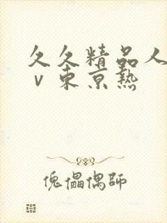 久久精品人妻aⅴ东京热