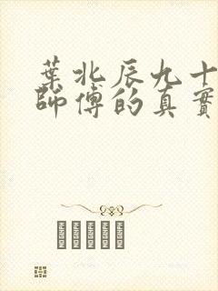叶北辰九十九位师傅的真实身份