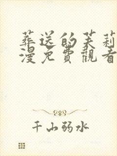 葬送的芙莉莲动漫免费观看简体字幕