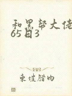 和黑帮大佬和365日3