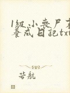 1级小丧尸末世养成日记txt