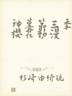 神墓第三季动漫樱花动漫封面