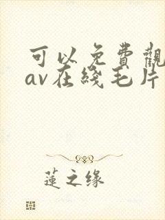 可以免费观看的av在线毛片