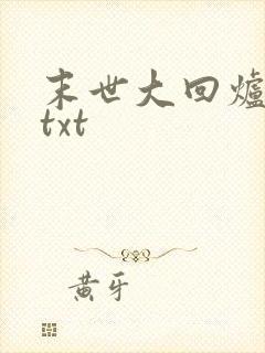 末世大回炉全本txt