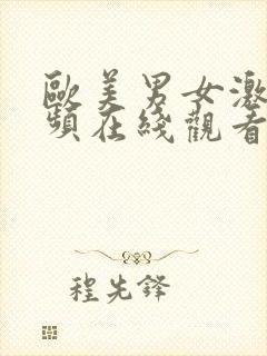 欧美男女激情视频在线观看免费