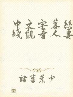 中文字幕丝袜在线观看人妻