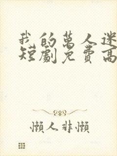 我的万人迷老婆短剧免费高清
