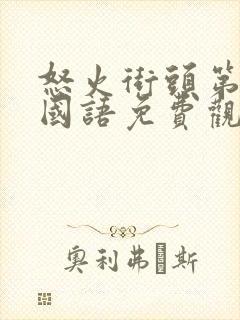 怒火街头第二部国语免费观看封面