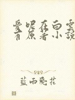 爱呢在白云之上有原著小说吗