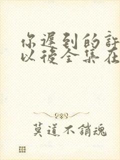 你迟到的许多年以后全集在线观看