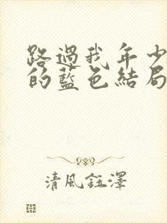 路过我年少时光的蓝色结局