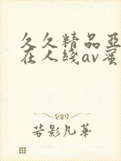久久精品亚洲成在人线av蜜臀封面