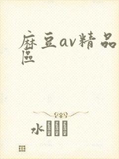 麻豆av精品一区