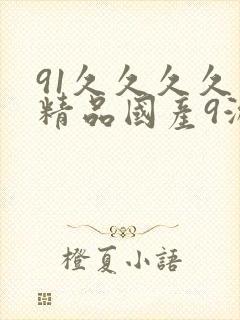 91久久久久久精品国产9游