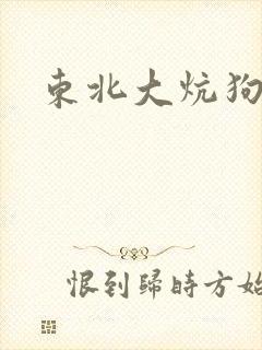 东北大炕狗儿封面