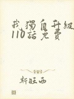 我独自升级漫画110话免费