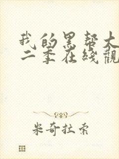 我的黑帮大佬第二季在线观看免费播放器美剧