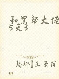 和黑帮大佬365天3