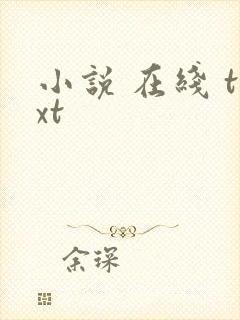 小说 在线 txt
