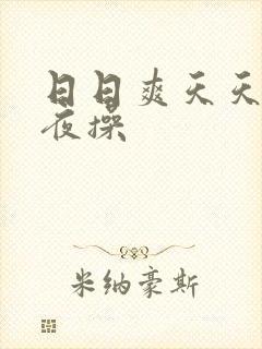 日日爽天天操夜夜操
