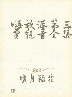 嗨放派第三季免费观看全集完整版