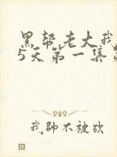 黑帮老大我365天第一集第二季免费观看