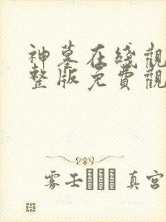 神墓在线观看完整版免费观看第二季高清