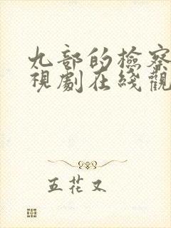 九部的检察官电视剧在线观看全集高清