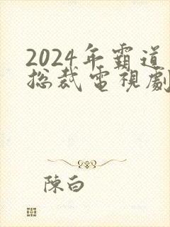 2024年霸道总裁电视剧有哪些