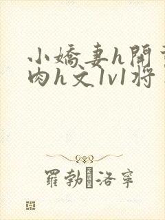 小娇妻h开荤粗肉h文1v1将军封面
