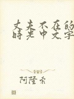 丈夫不在的午后时光中文字幕
