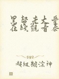 黑帮老大爱上我在线观看泰剧封面