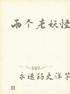两个老妖怪封面