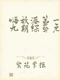 嗨放派第一季第九期综艺免费观看全集