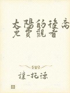 太阳的后裔国语免费观看