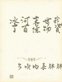 冰河末世我囤积了百亿物资笔下文学
