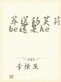 葬送的芙莉莲是be还是he