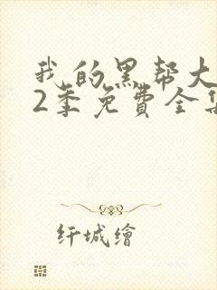 我的黑帮大佬第2季免费全集