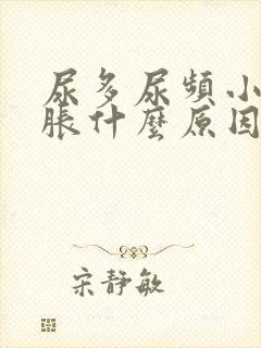 尿多尿频小腹坠胀什么原因