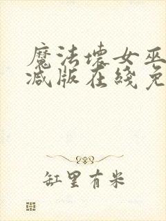 魔法坏女巫未删减版在线免费放