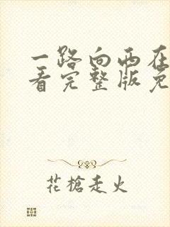 一路向西在线观看完整版免费观看